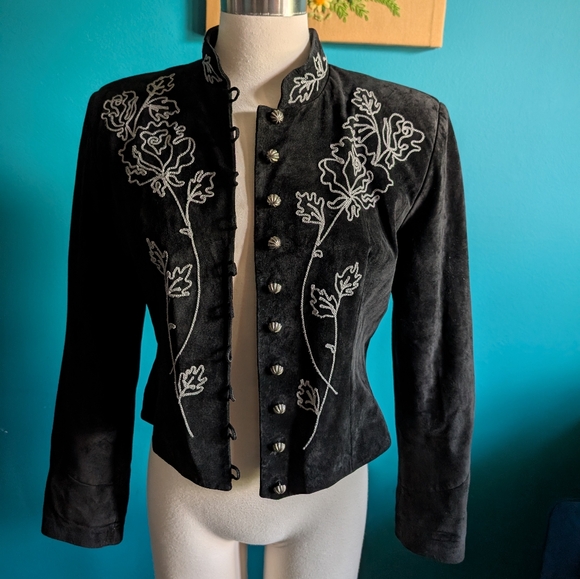 Veste à franges en cur vértable marron pour femme, veste à franges en